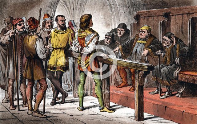 Scene from Shakespeare's Much Ado about Nothing, 1856-1858. Artist: Unknown