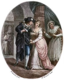 Scene from Shakespeare's Romeo and Juliet. Artist: Francesco Bartolozzi