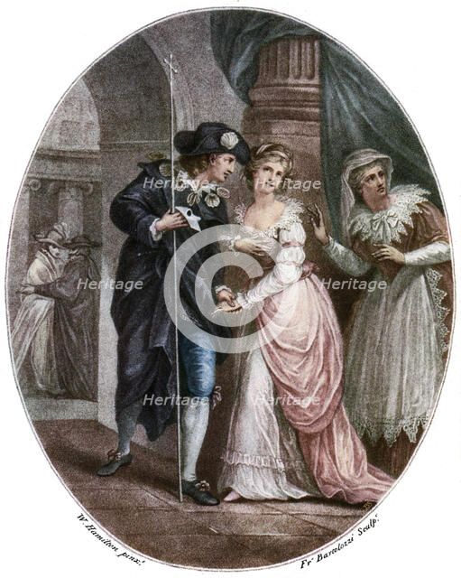 Scene from Shakespeare's Romeo and Juliet. Artist: Francesco Bartolozzi