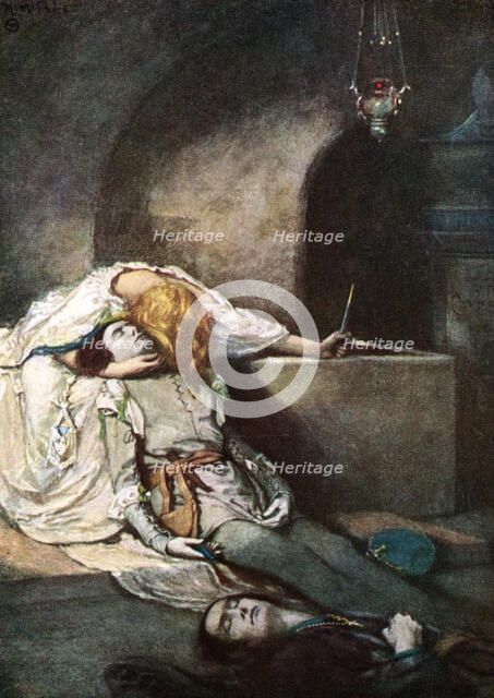 Scene from Shakespeare's Romeo and Juliet. Artist: Unknown