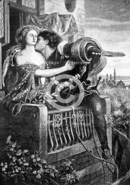 Scene from Shakespeare's Romeo and Juliet, c1860s. Artist: Ford Madox Brown