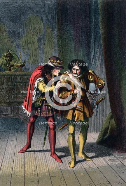 Scene from Shakespeare's Richard III, (1591), c1858. Artist: Robert Dudley