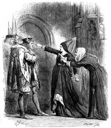 Scene from Shakespeare's Richard III, (1591) c1858