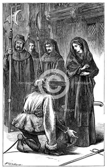 Scene from Shakespeare's Richard III, (1591) c1870. Artist: Unknown