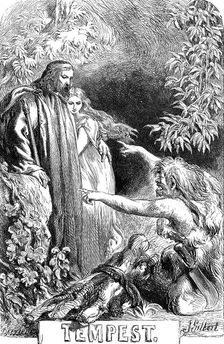 Scene from Shakespeare's The Tempest, 1856-1858. Artist: Sir John Gilbert