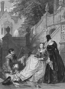 Scene From Sir Walter Scott's Kenilworth. Wayland, Amy Robsart & Janet 1834. Creator: E Smith