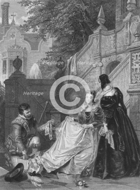 'Scene From Sir Walter Scott's Kenilworth. Wayland, Amy Robsart & Janet', 1834.  Creator: E Smith.