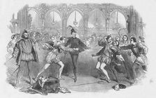 Scene from Spohr's "Faust", at the Royal Italian Opera 1852. Creator: Unknown