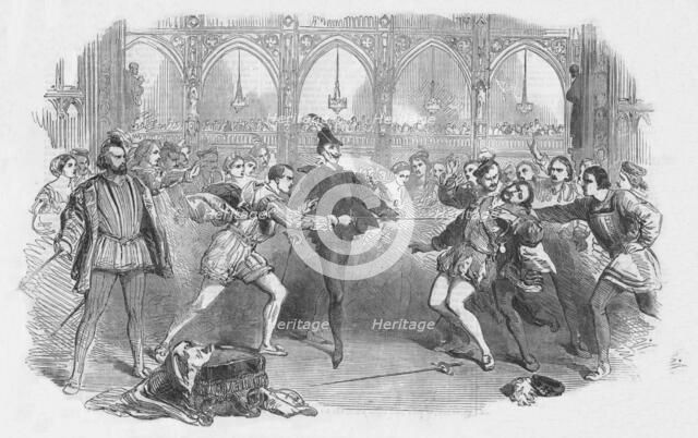 'Scene from Spohr's "Faust", at the Royal Italian Opera', 1852. Creator: Unknown.