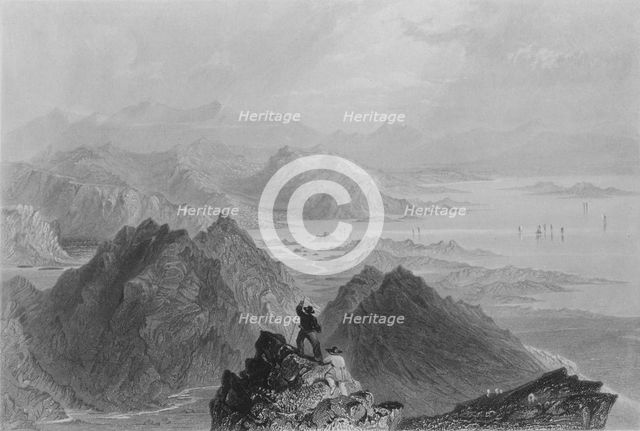 'Scene from Sugar-loaf Mountain', c1840. Creator: James Baylis Allen.