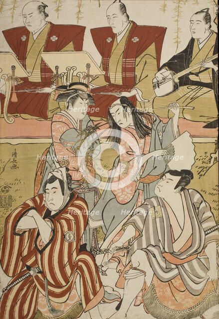 Scene froma Kabuki play, Mid-late 1780s. Creator: Torii Kiyonaga.