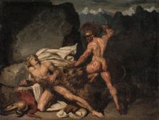 Scène héroïque. Caïn et Abel, mid 19th century. Creator: Joseph-Desire Court