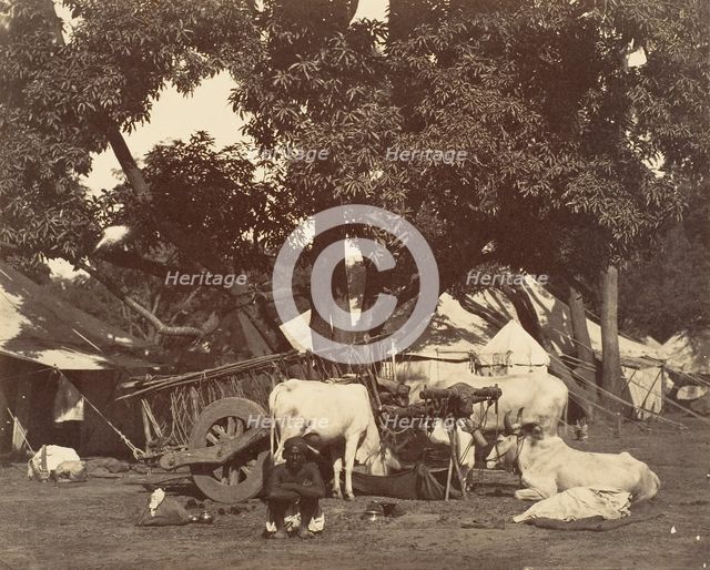 Scene in Camp] 1858-61. Creator: Unknown.