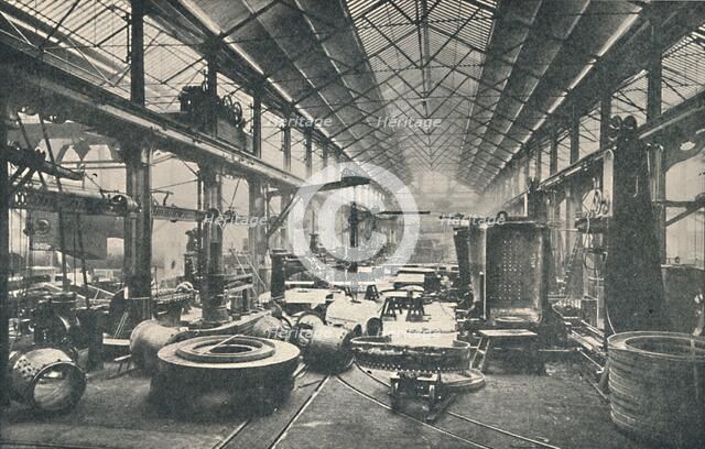 'Scene in a Boiler-shop', c1917. Artist: Unknown.