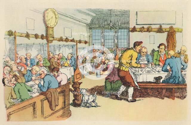 'Scene in a Coffee House', 1788, (1944). Creator: Thomas Rowlandson.