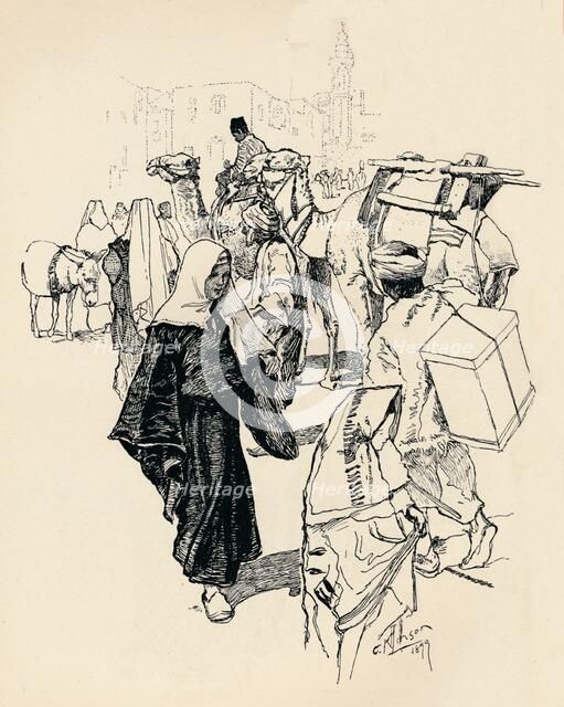 'Scene in Bethlehem', 1899. Artist: Corwin Knapp Linson.