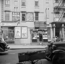 Scene in Harlem area, New York, 1943. Creator: Gordon Parks