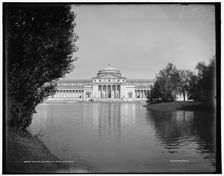 Scene in Jackson Park, Chicago, Ill., between 1890 and 1901. Creator: Unknown