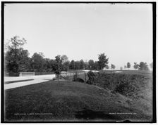 Scene in Lake Park, Milwaukee, between 1890 and 1901. Creator: Unknown