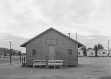 Scene in Shafter, richest potato-producing area in California, 1938. Creator: Dorothea Lange