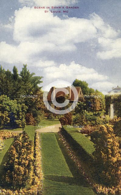 Scene in Shaw's Garden, St Louis, Missouri, USA, 1910. Creator: Unknown.