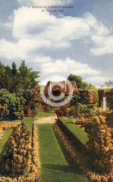 Scene in Shaw's Garden, St Louis, Missouri, USA, 1910. Creator: Unknown.