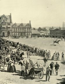 Scene in Pretoria Square, June 5: Waiting for the Entry of Lord Roberts and his Army 1901. Creator: A Pearse