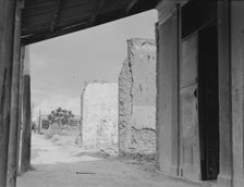 Scene in Tombstone, Arizona, once a thriving mining town, 1937. Creator: Dorothea Lange