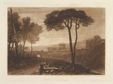 Scene in the Campagna (Liber Studiorum, part VIII, plate 38), February 1, 1812. Creator: JMW Turner