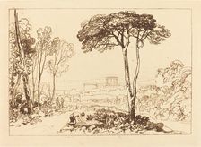 Scene in the Campagna, published 1812. Creator: JMW Turner