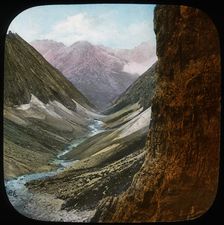 Scene in the Himalayas, India, late 19th or early 20th century