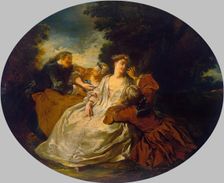Scene in the Park, 1750. Creator: Jean Francois de Troy