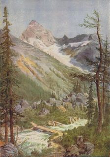 Scene in the Rocky Mountains 1924