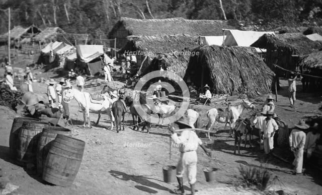 Scene in the village of Abra, between 1880 and 1897. Creator: William H. Jackson.