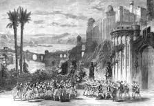 Scene in "The Yellow Dwarf", at Covent Garden Theatre, 1870. Creator: Unknown