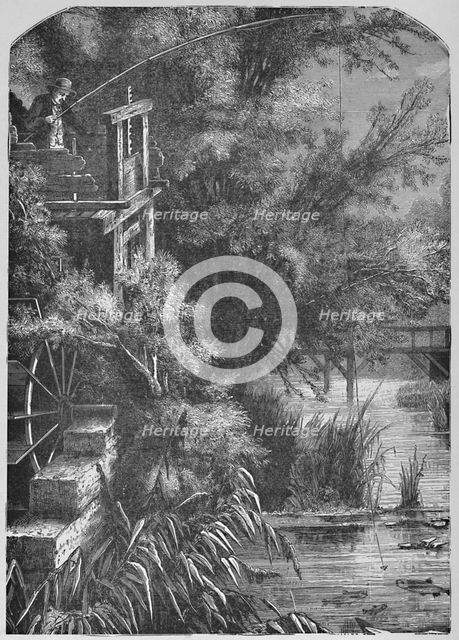 'Scene on a Creek Emptying Into The Little Juniata', 1883. Artist: Unknown.