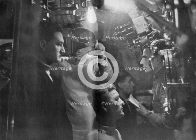 Scene on board a British submarine, World War II, 1945. Creator: Unknown.