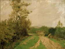 Scene on Otmoor, 1912. Artist: George Carline