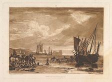 Scene on the French Coast (Liber Studiorum, part I, plate 4), June 11, 1807. Creator: JMW Turner