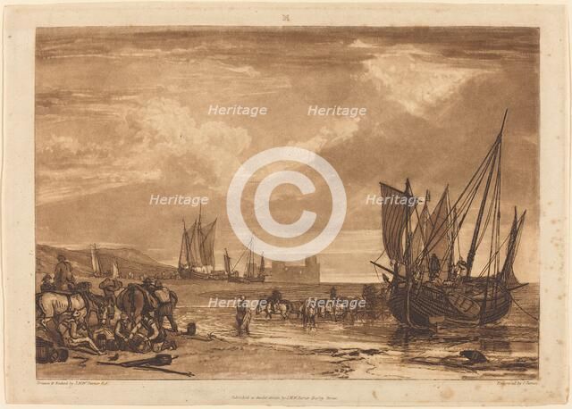 Scene on the French Coast, published 1807. Creator: JMW Turner.