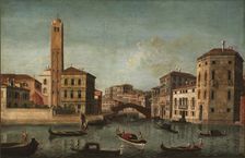 Scene on the Grand Canal, Venice, 18th century. Creator: Unknown