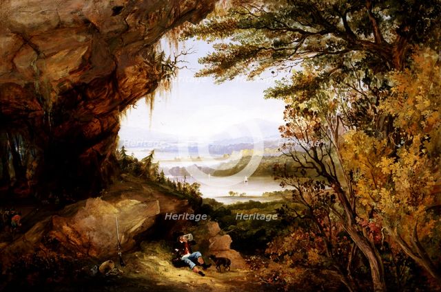 Scene on the Hudson (Rip Van Winkle), 1845. Creator: James Hamilton.