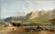 Scene on the Traeth Bach, North Wales 1845-1867. Creator: W Williams