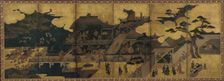 Scene of a party in a brothel, Edo period, late 17th century. Creator: Unknown
