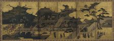 Scene of a party in a brothel, Edo period, late 17th century. Creator: Unknown