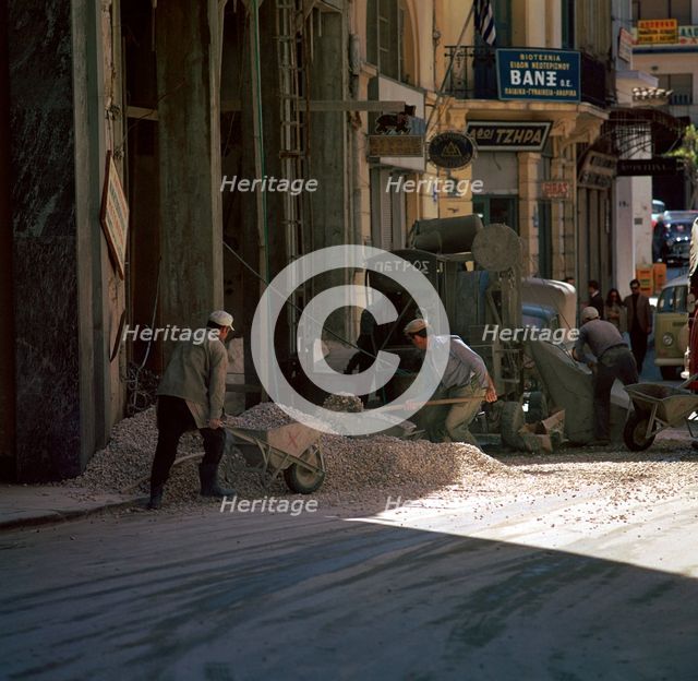 Scene of an Athenian street. Artist: Unknown