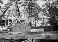Scene of explosion - Central Park, between c1910 and c1915. Creator: Bain News Service