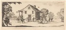 Scene of Pillage, c. 1633. Creator: Jacques Callot