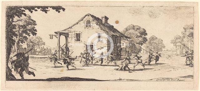 Scene of Pillage, c. 1633. Creator: Jacques Callot.