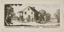 Scene of Pillage, plate four from The Large Miseries of War, n.d. Creator: Gerard van Schagen